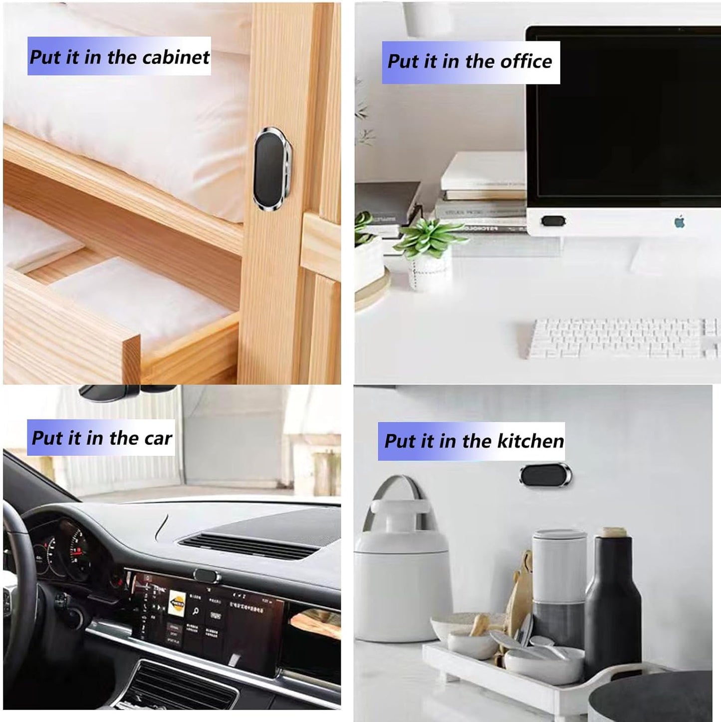 Universal Magnetic Car Phone Holder with Ultra-Strong Magnet & 360° Rotation 10