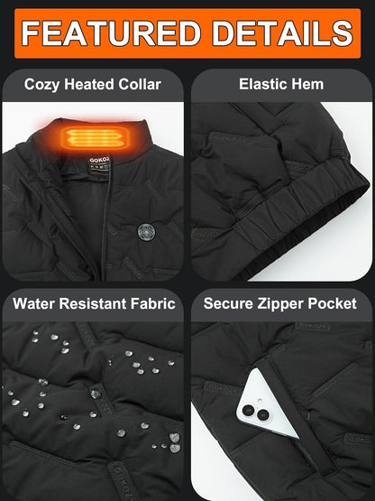 Men's Heated Vest with 15 Heating Zones & 20000mAh Battery | Adjustable Heat for All-Day Comfort 6