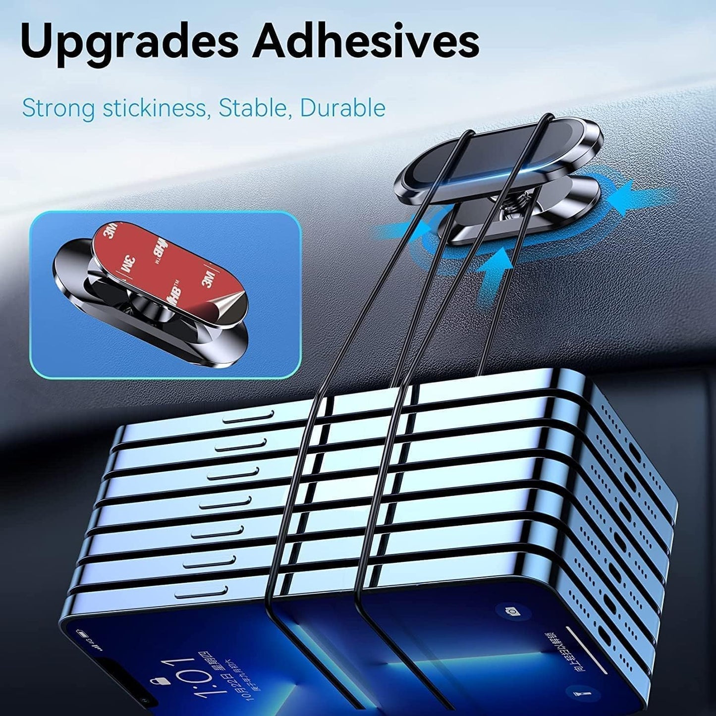 Universal Magnetic Car Phone Holder with Ultra-Strong Magnet & 360° Rotation 4