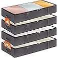 Budding Joy | 90L Under Bed Storage Bags with Clear Window | Durable Foldable Organizers for Efficient Space Management 2