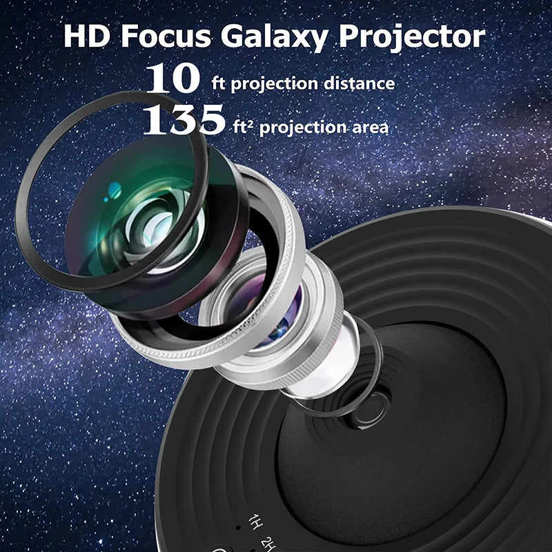 Celestial Dreams | 360° Rotating Galaxy Projector Lamp for Kids with HD Projection | Inspiring Night Light for Imagination 9