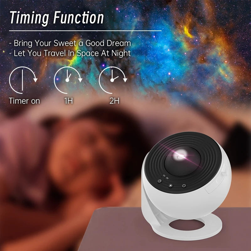 Celestial Dreams | 360° Rotating Galaxy Projector Lamp for Kids with HD Projection | Inspiring Night Light for Imagination 7