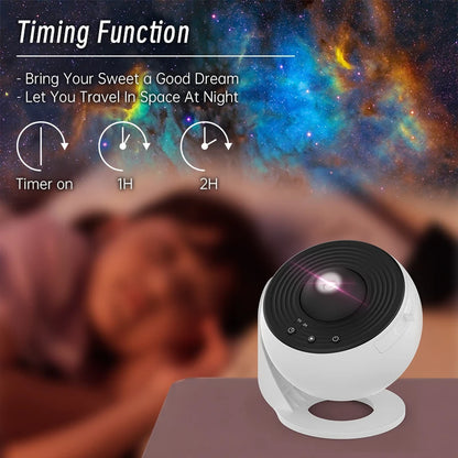 Celestial Dreams | 360° Rotating Galaxy Projector Lamp for Kids with HD Projection | Inspiring Night Light for Imagination 7