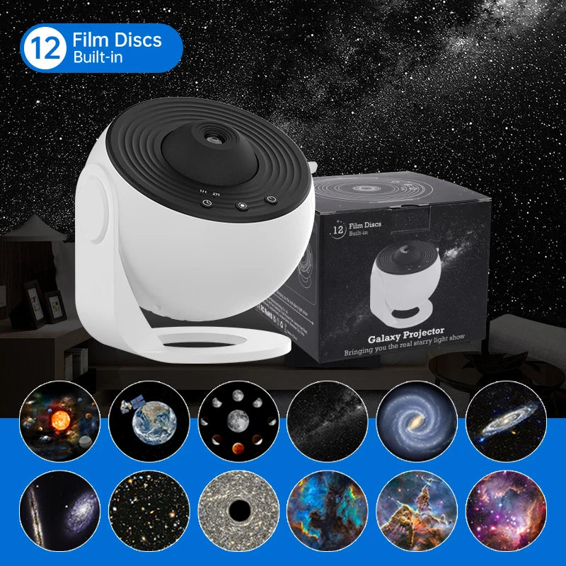 Celestial Dreams | 360° Rotating Galaxy Projector Lamp for Kids with HD Projection | Inspiring Night Light for Imagination 3