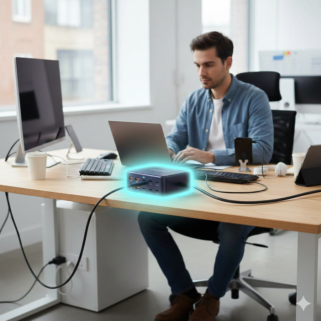 Universal Multiport USB C GaN Charger | 800W Fast Charging for Laptops & Devices 1