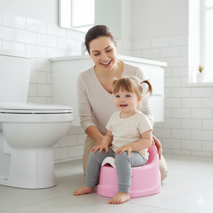 Toddler Potty Trainer | Portable Non-Slip Toilet with Ergonomic Design | Safe and Convenient for Home and Travel 1