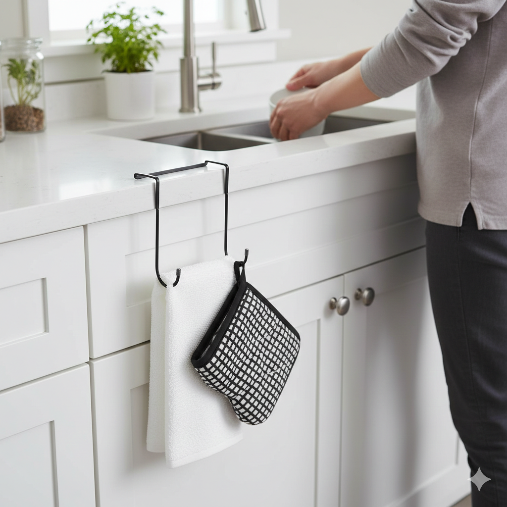 Versatile S-Shape Hook | 304 Stainless Steel Organizer with Easy Installation | Space-Saving Solution for Kitchen and Bathroom 1