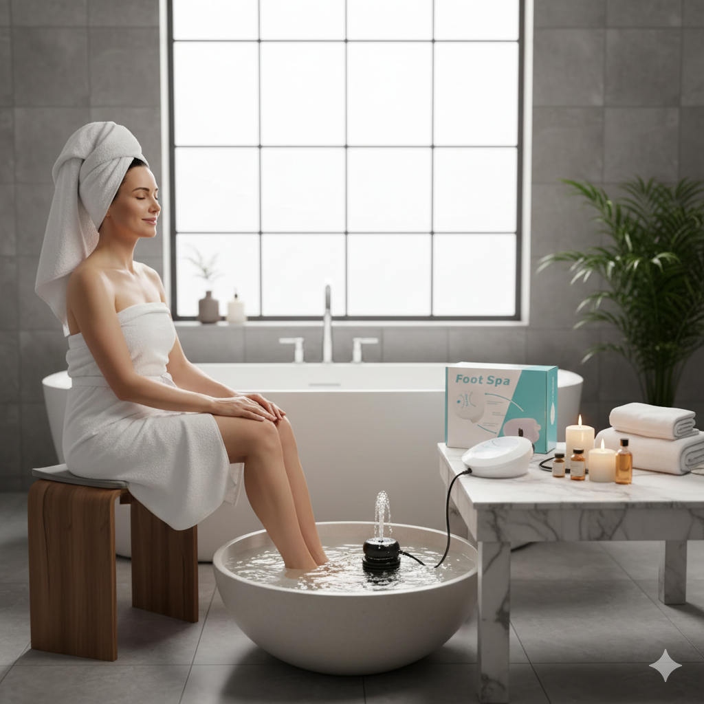 Vitality Spa | Ionic Foot Detox Bath Machine with Massage Function | Home Use for Rejuvenation 2
