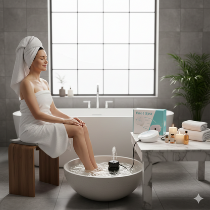 Vitality Spa | Ionic Foot Detox Bath Machine with Massage Function | Home Use for Rejuvenation 2