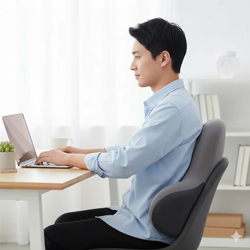Comfort Cushion | 2-in-1 Memory Foam Seat & Lumbar Pillow Set for Back Support 1