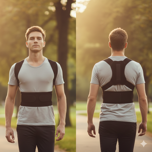 Posture Support Vest | Adjustable Back Corrector for Enhanced Comfort | Breathable Fabric for Pain Relief 1