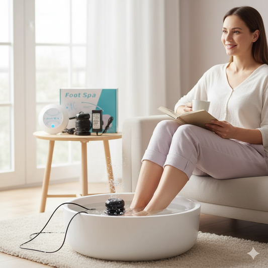 Vitality Spa | Ionic Foot Detox Bath Machine with Massage Function | Home Use for Rejuvenation 1