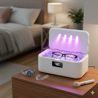 Ultrasonic Jewelry Cleaner | Dual-Intensity Technology with Compact Design for Effective Cleaning 1