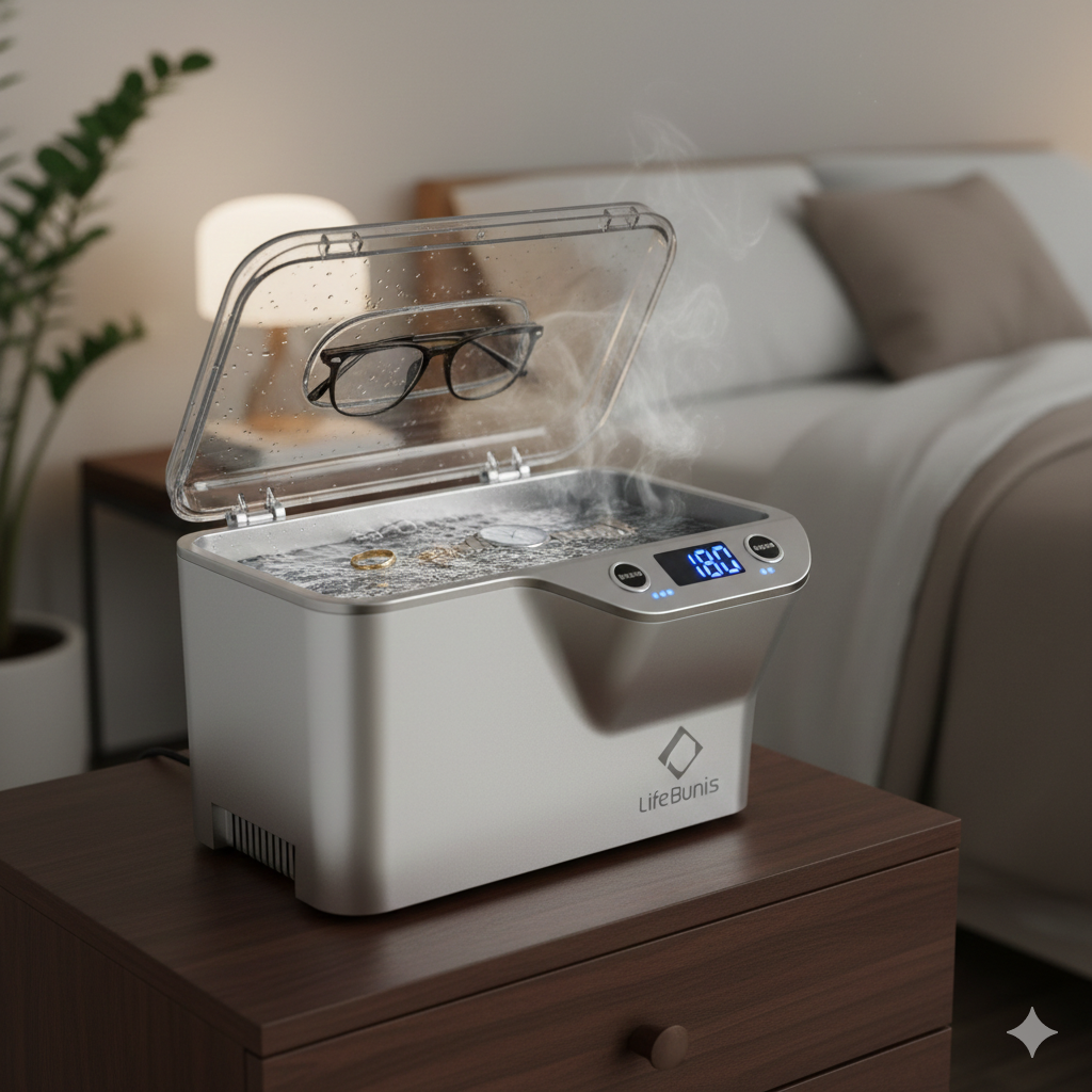 Ultrasonic Cleaner Set | Portable Jewelry Cleaner with 46KHz Frequency | Efficient Deep Cleaning for Glasses and Jewelry 1