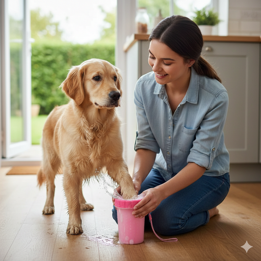 Paw Cleaner | Soft Silicone Dog Foot Washer with Gentle Brushes | Eco-Friendly Solution for Easy Pet Cleaning 1