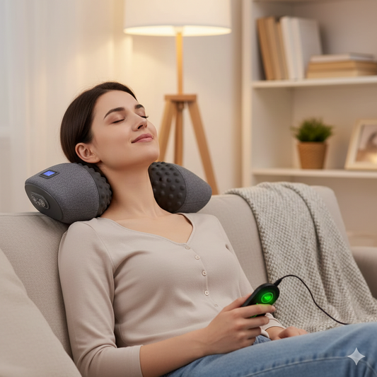 ComfortEase | Neck and Shoulder Massager with Heat & Vibration | Portable Relief for Muscle Tension 1