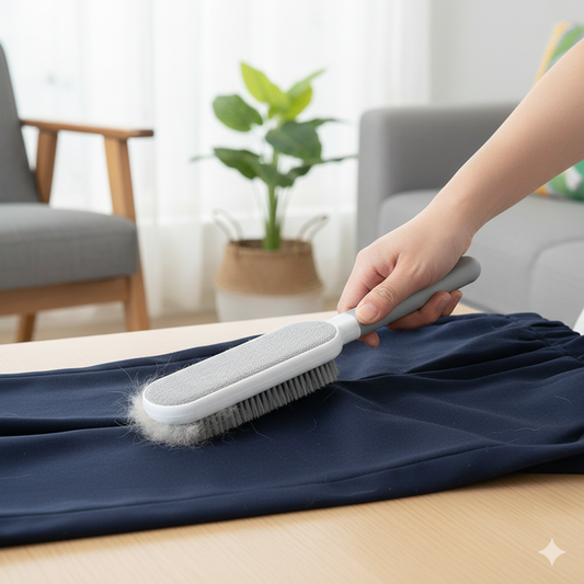 Effortless Pet Hair Remover | Double-Sided Lint Brush with Static Cling | Eco-Friendly Tool for Easy Cleaning 1
