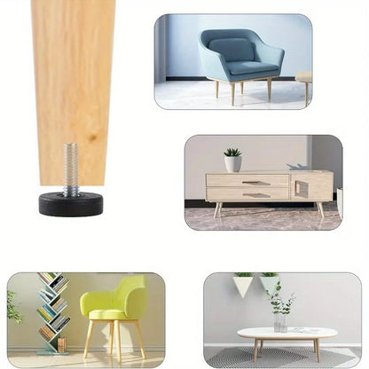 Versatile Adjustable Furniture Legs | Stainless Steel with Non-Slip Base for Enhanced Stability 5