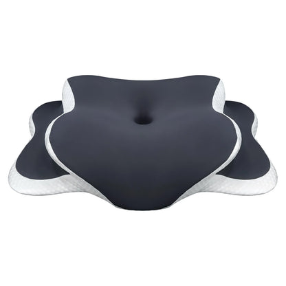Ergonomic Memory Foam Pillow with Contoured Design | Optimal Neck Support for Side Sleepers 2