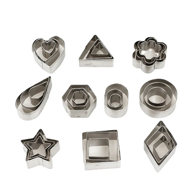 Creative Mini Cookie Cutter Set | 30 Stainless Steel Shapes for Baking & Crafts 4