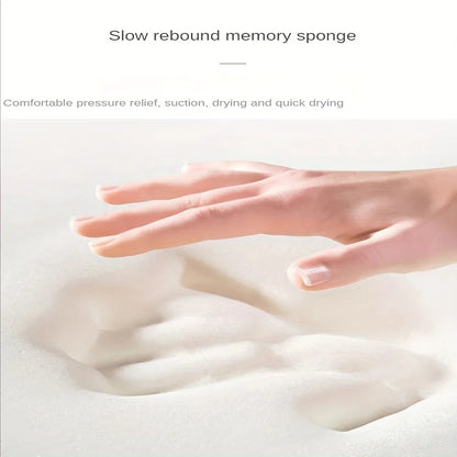 Cozy Collection | Non-Slip Bath Mat with High Absorbency & Furry Texture | Soft Rug for Bathroom Comfort 6