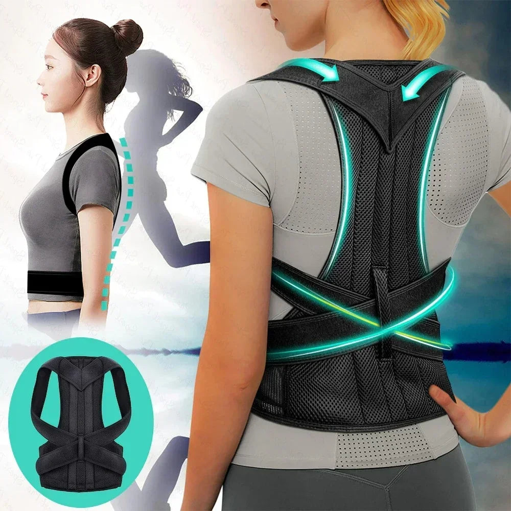 Posture Support Vest | Adjustable Back Corrector for Enhanced Comfort | Breathable Fabric for Pain Relief 4