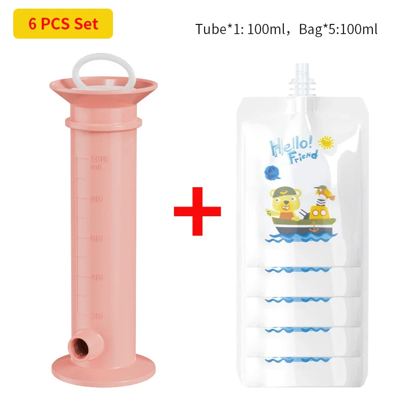 Puree Buddy | Baby Food Pouch Dispenser with Easy-Fill Design | Eco-Friendly Solution for Homemade Meals 2