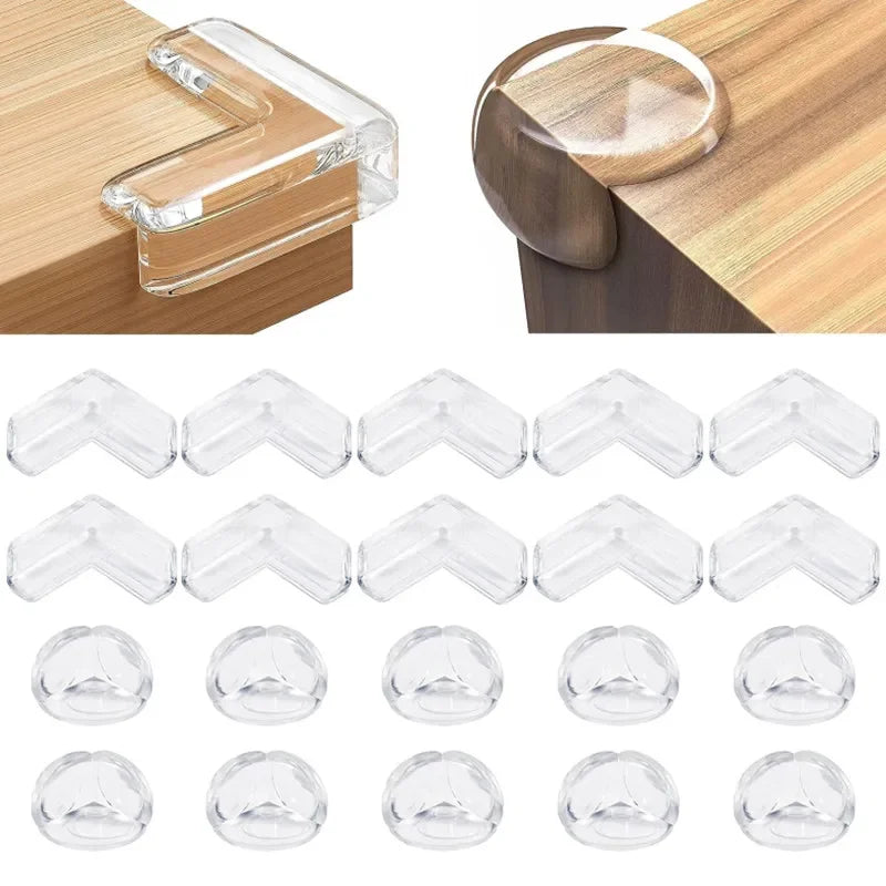 SafeGuard | Clear Table Corner Protectors with Soft PVC Material | Essential Edge Guards for Child Safety 22