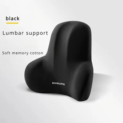 Comfort Cushion | 2-in-1 Memory Foam Seat & Lumbar Pillow Set for Back Support 3