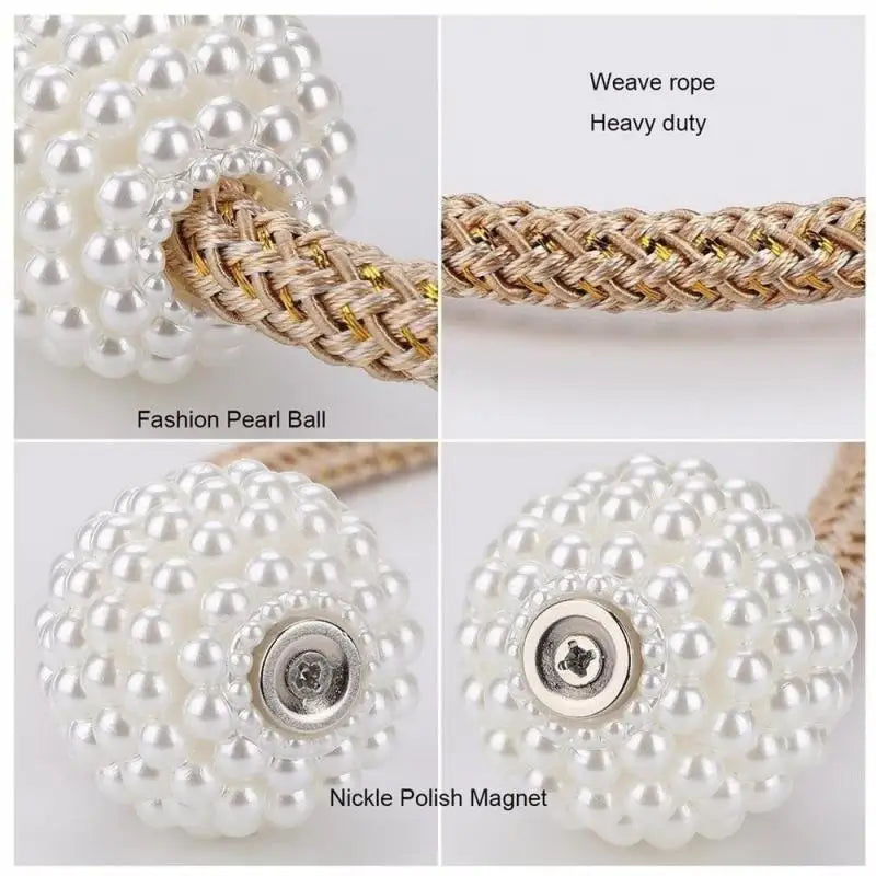 Elegant Pearl Curtain Clips | Magnetic Design for Effortless Style 13