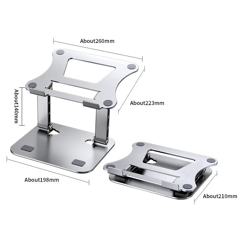 Ergonomic Laptop Stand | Adjustable Aluminum Alloy Design for Comfort 9