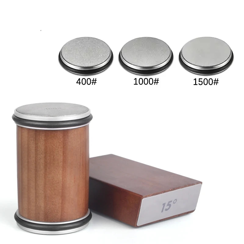 Precision Knife Sharpener Kit | Dual Angle Roller with Magnetic Holder for Effortless Sharpening 16