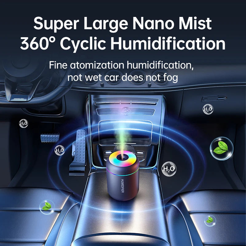 Aroma Bliss | Mini USB Electric Humidifier with LED Lights | 180ML Capacity for Relaxation 7