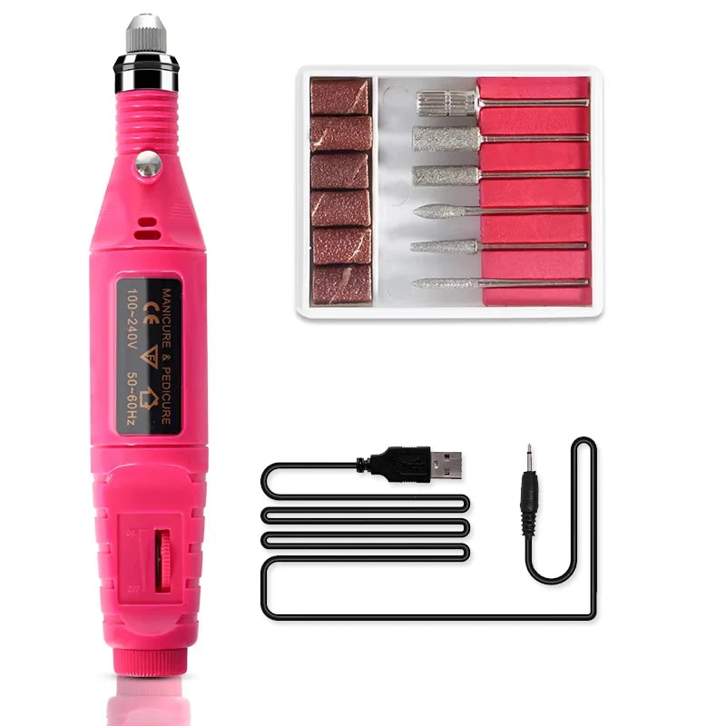 Nail Art Essentials | Gel Nail Polish Kit with UV Lamp & Drill for Professional Designs 4