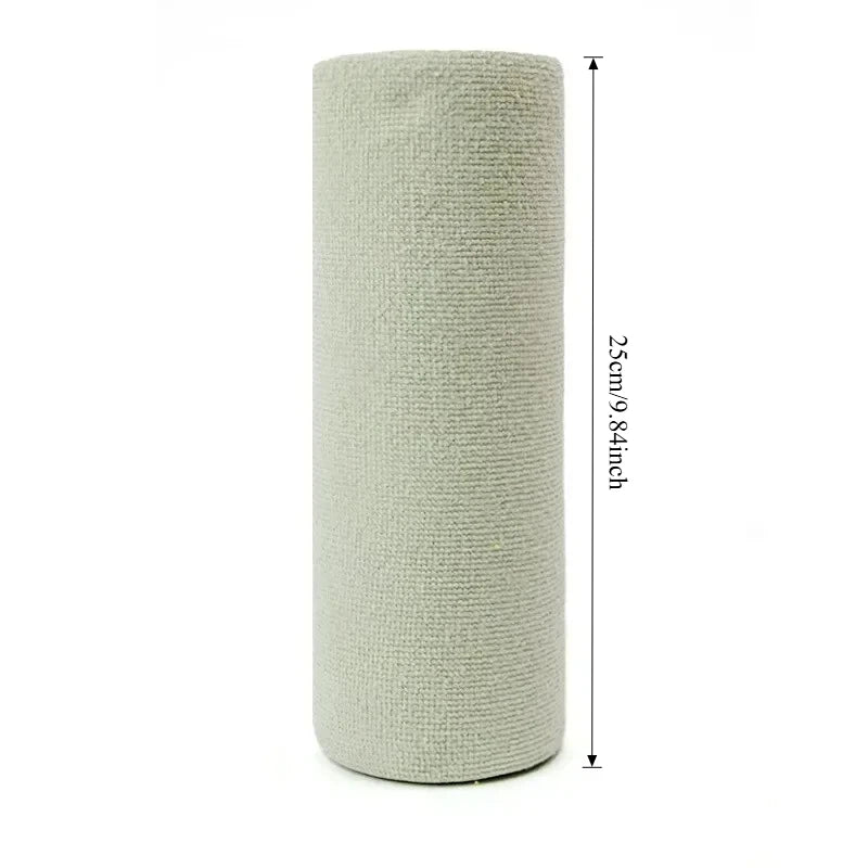Eco-Friendly Microfiber Cleaning Cloth Roll with Perforated Sheets for Efficient Kitchen Cleaning 8