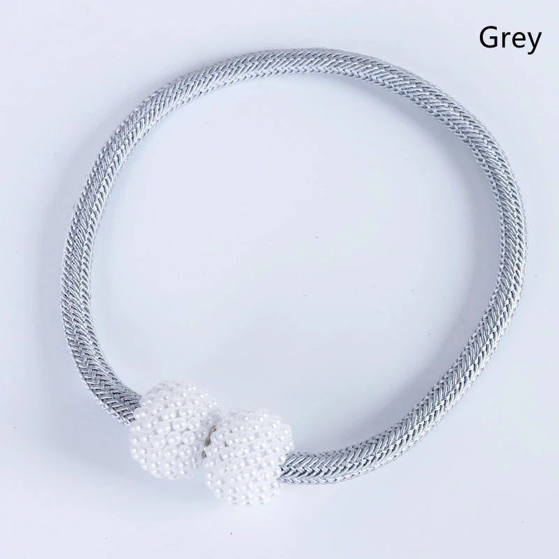 Elegant Pearl Curtain Clips | Magnetic Design for Effortless Style 6