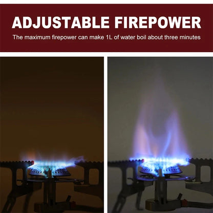 Explorer Gear | Portable Camping Gas Stove with 3500W Heat Output | Compact Design for Outdoor Cooking 7