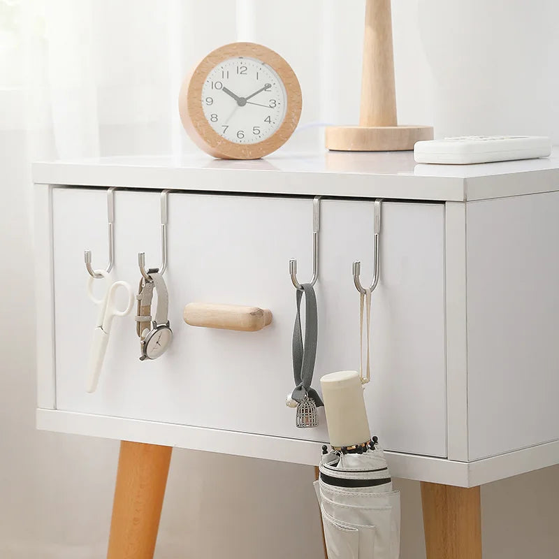 Versatile S-Shape Hook | 304 Stainless Steel Organizer with Easy Installation | Space-Saving Solution for Kitchen and Bathroom 11