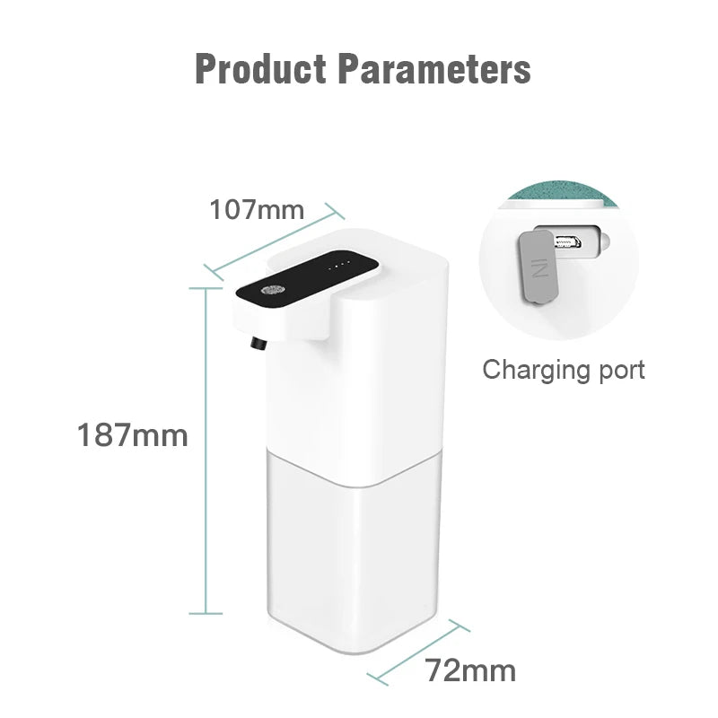 Touchless Liquid Soap Dispenser | Infrared Sensor & USB Rechargeable | Hygienic Handwashing Solution 8
