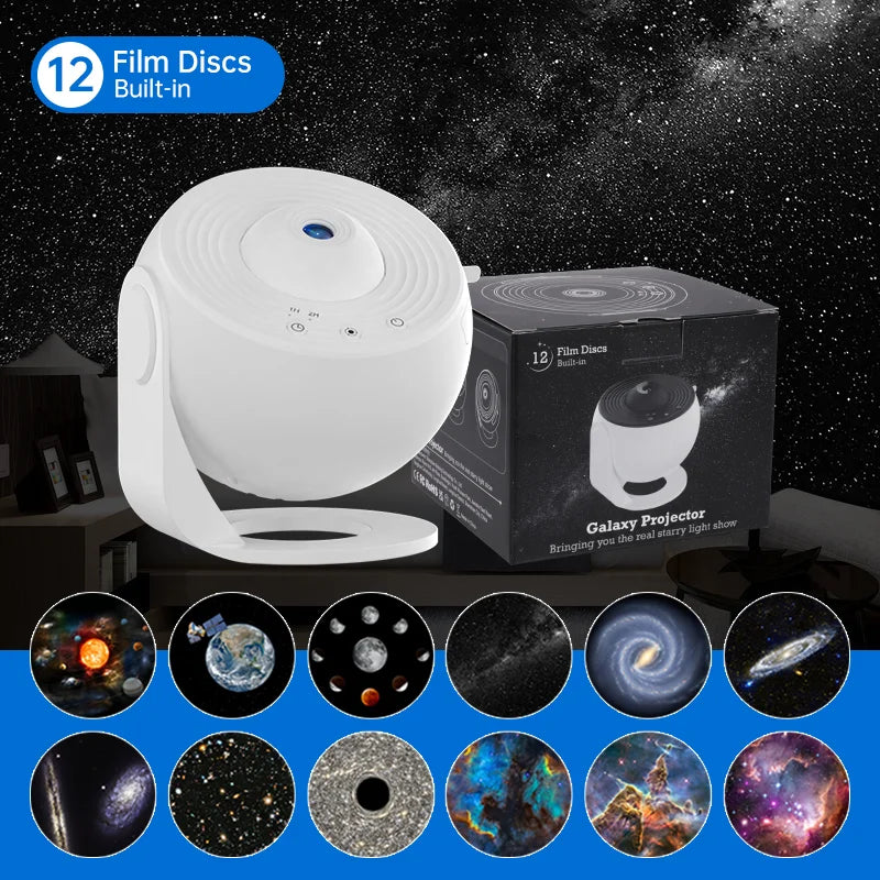 Celestial Dreams | 360° Rotating Galaxy Projector Lamp for Kids with HD Projection | Inspiring Night Light for Imagination 4
