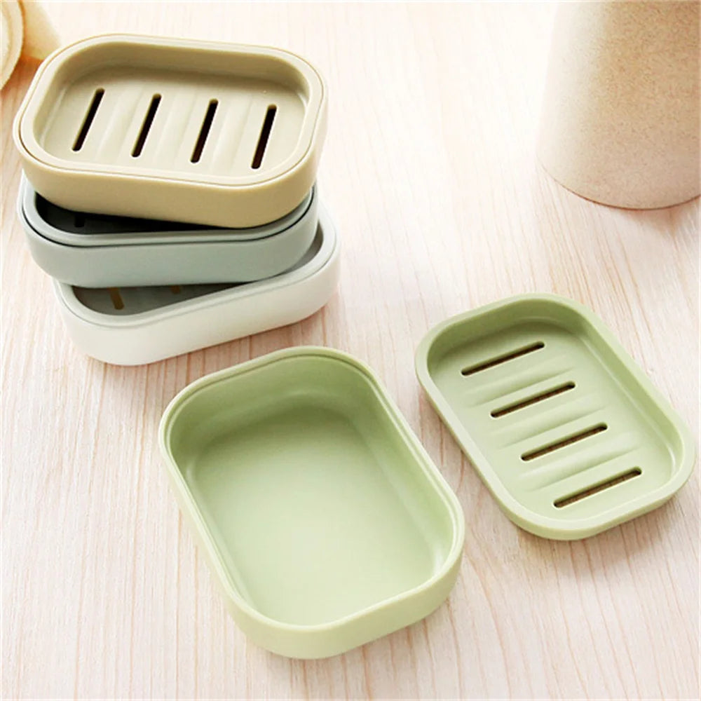Elegant Double Layer Soap Dish with Drainage System | Compact Soap Holder for Home & Travel 9