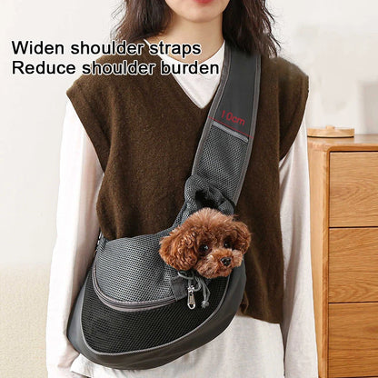 Comfort Pet Carrier Backpack | Breathable Mesh Sling Bag for Small Dogs & Cats 17