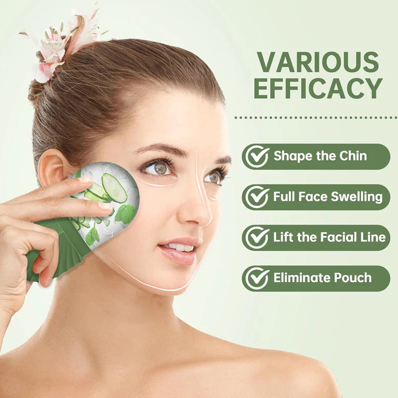 Beauty Essentials | Silicone Ice Face Roller Mold for Puffiness Relief | Reusable Tool for Glowing Skin 11