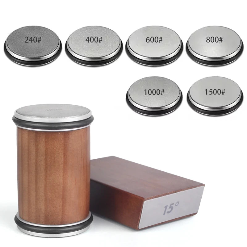 Precision Knife Sharpener Kit | Dual Angle Roller with Magnetic Holder for Effortless Sharpening 14