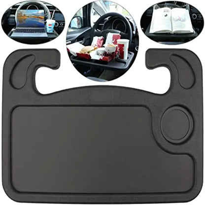 Versatile Car Table | Adjustable Steering Wheel Tray for Work & Meals 5