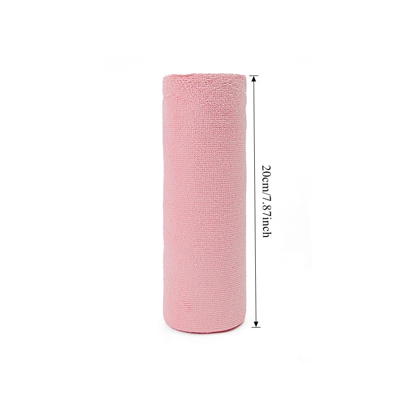 Eco-Friendly Microfiber Cleaning Cloth Roll with Perforated Sheets for Efficient Kitchen Cleaning 2