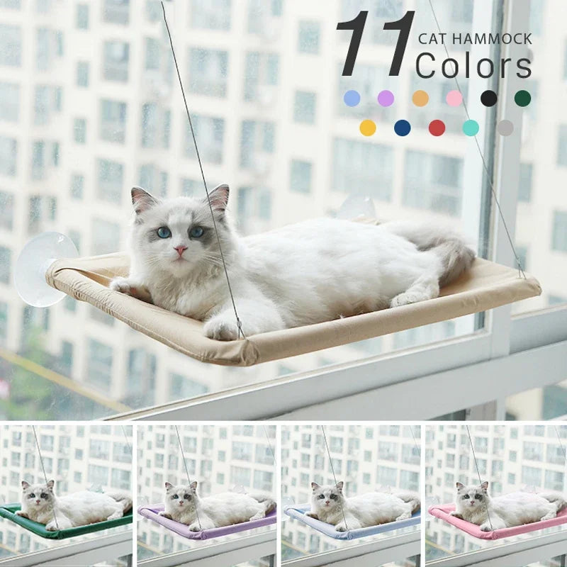 Cozy Cat | Cat Window Hammock with Removable Cover for Sunny Relaxation 9
