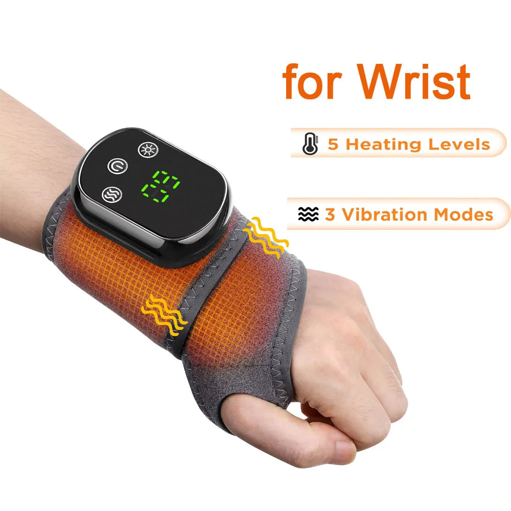 ComfortGuard | Electric Ankle Massager with Hot Compress & Vibration | Adjustable Settings for Pain Relief 5