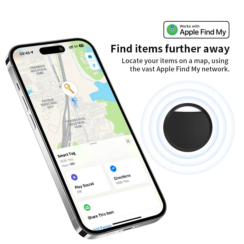 Smart Tracker | Bluetooth GPS Tracker with Built-in Speaker | Reliable Location Alerts for Luggage and Valuables 7