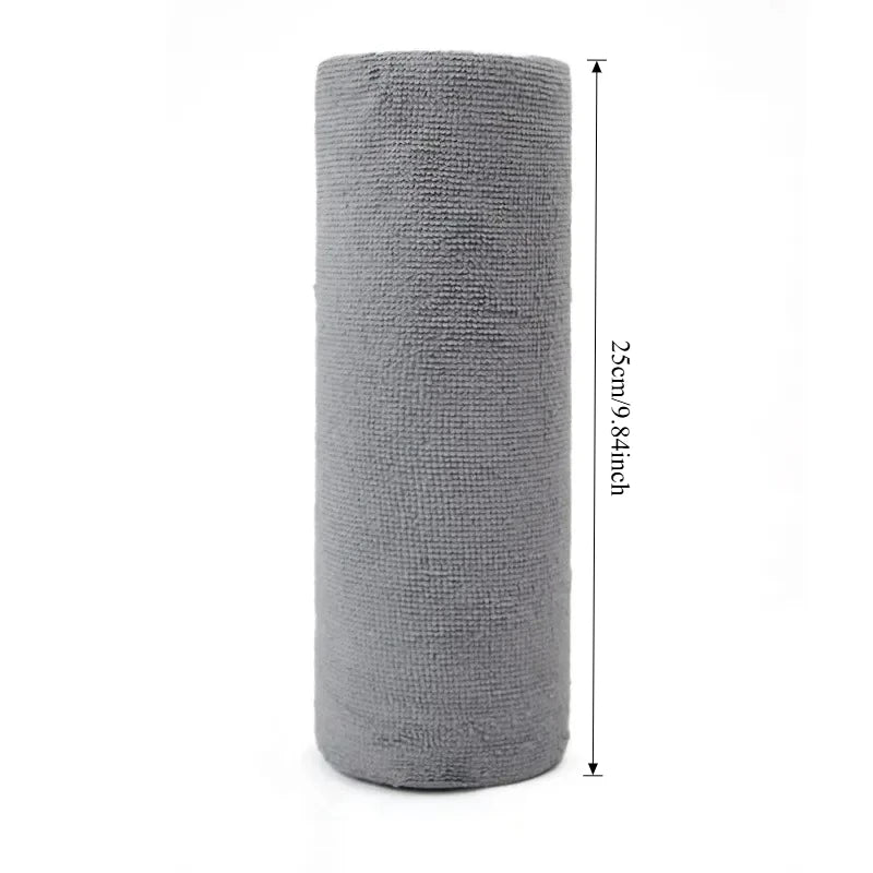 Eco-Friendly Microfiber Cleaning Cloth Roll with Perforated Sheets for Efficient Kitchen Cleaning 6